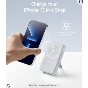 Anker Magnetic Battery, 10,000mAh Foldable Wireless Portable Charger